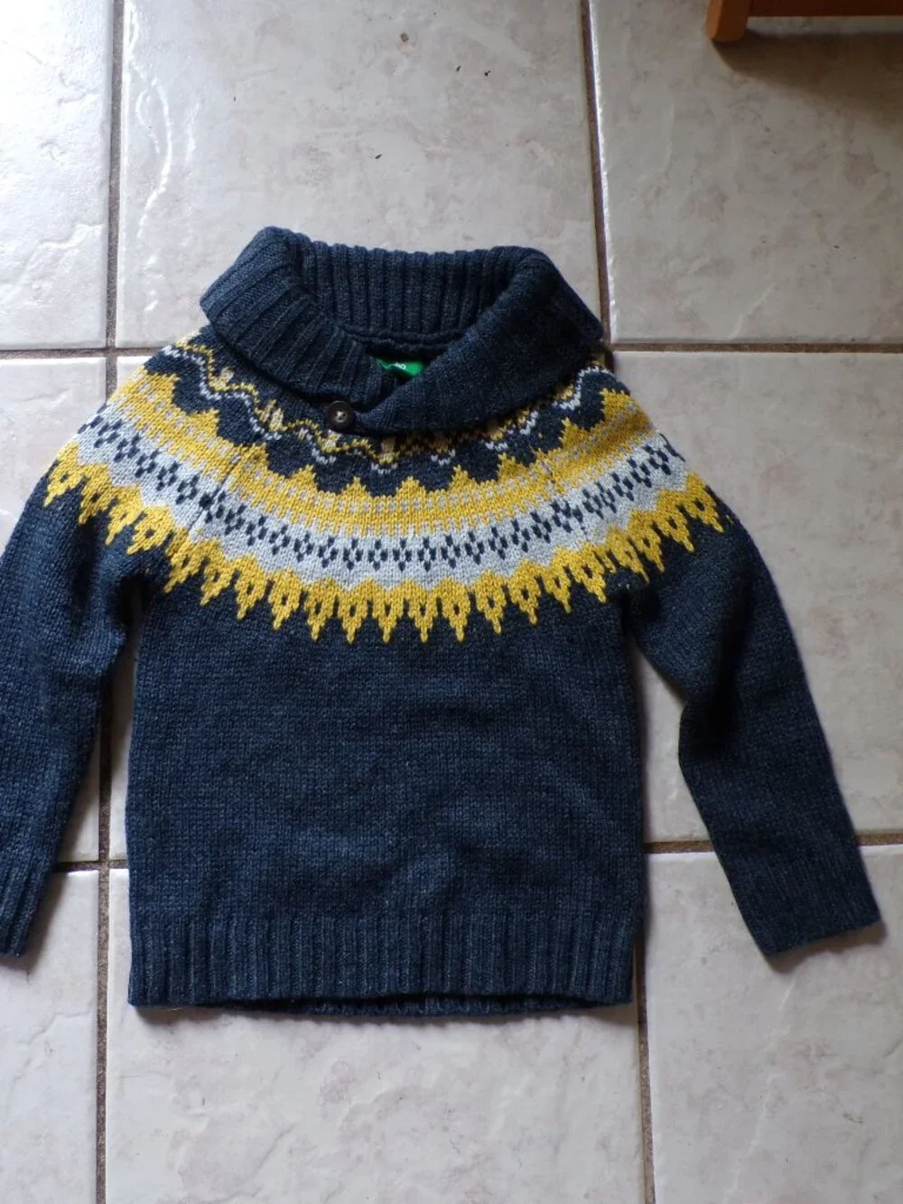 Gymboree Sweater + Dip Sweater Boys Toddler Size 3T Great Condition